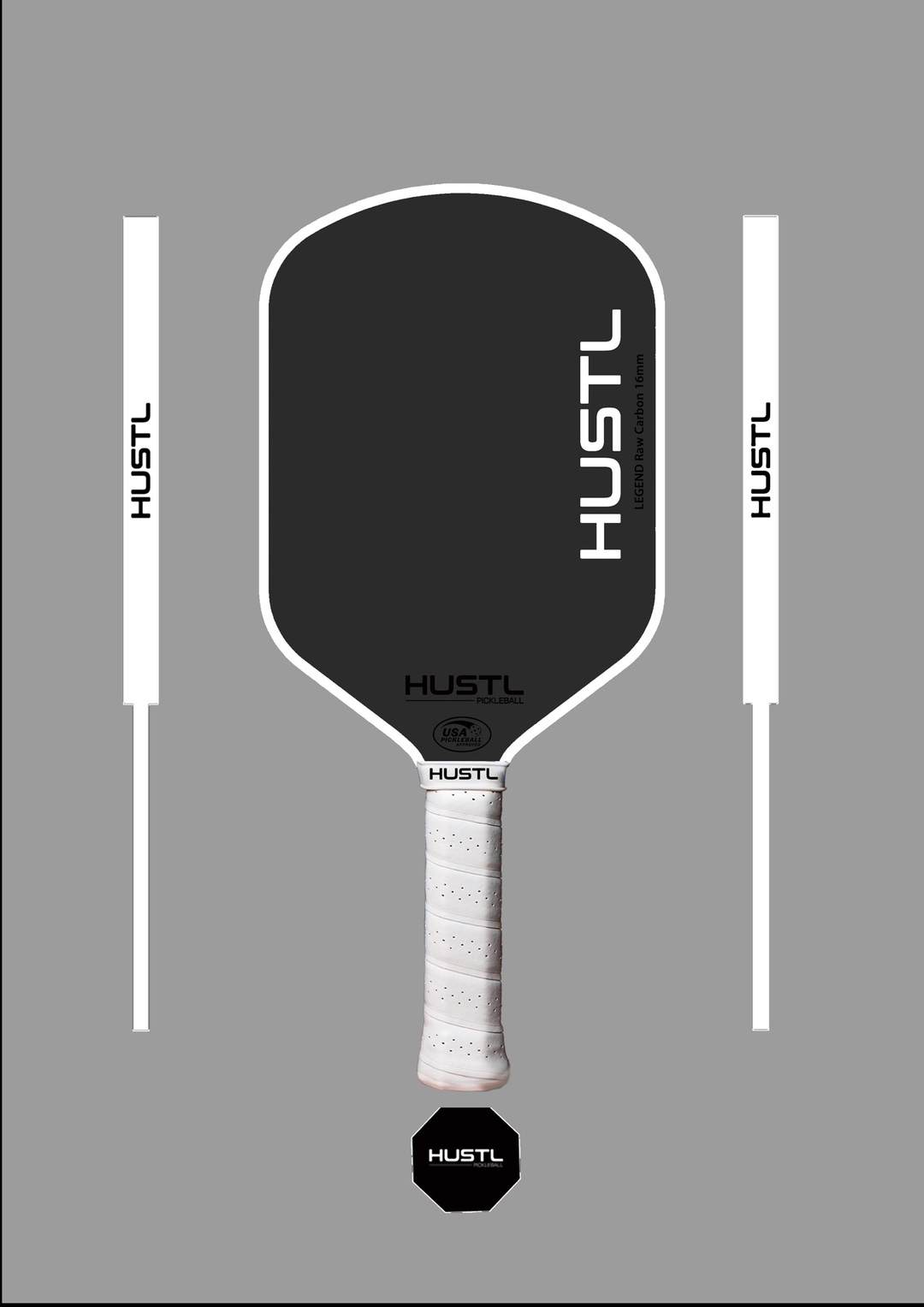 HUSTL Legend Raw Carbon 16mm Classic White (FREE Shipping PLUS FREE Cover, Cap & Eraser)