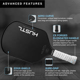 HUSTL Legend Raw Carbon 16mm Classic White (FREE Shipping PLUS FREE Cover, Cap & Eraser)