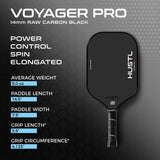 HUSTL Voyager PRO 14mm Raw Carbon
