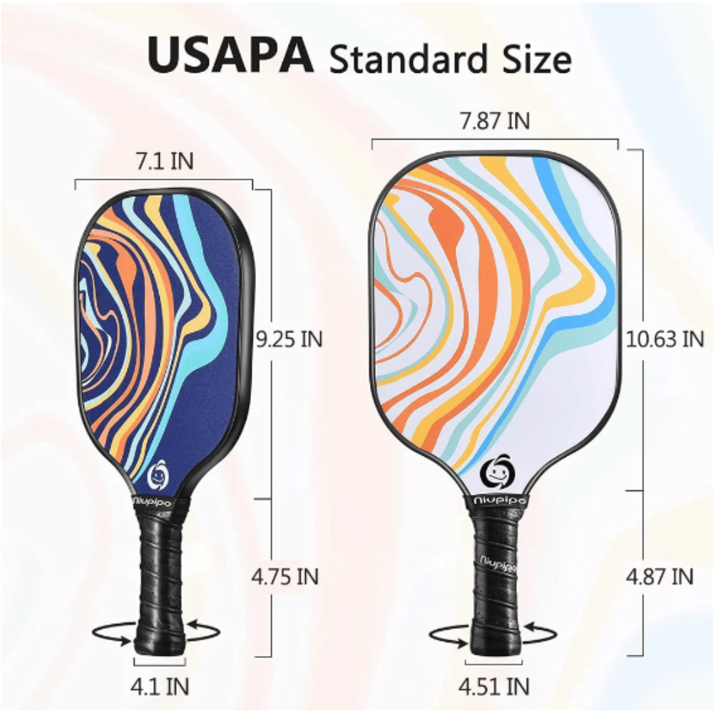 Nuipipo USAPA Approved Rainbow Pickleball Paddle
