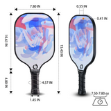 Nuipipo USAPA Approved Blue & White Pickleball Paddle